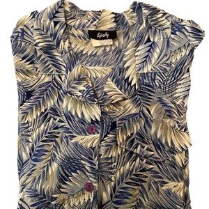 Vintage Men’s Tapestry brand short sleeve tropical size L shirt